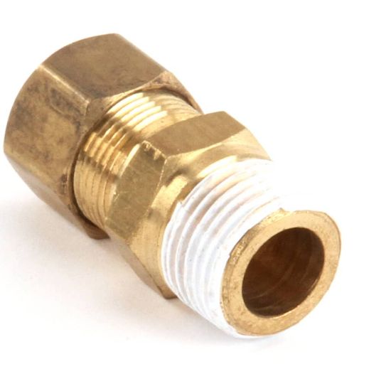 Picture of Montague Brass Fitting --3/8 Npt X 7/16 Part# 1287-4