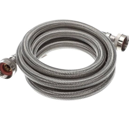 Picture of Moffat 3/4 X 72 Ss Wash Machine Hose Part# M000028