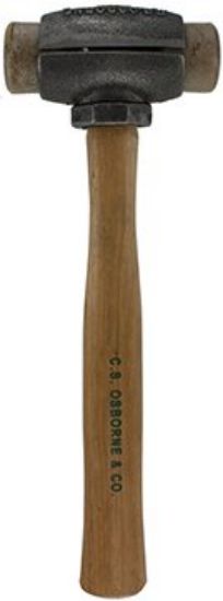 Picture of C.S. Osborne 1-1/2Lb Rawhide Hammer With Exchangeabl Part# - 395-1R