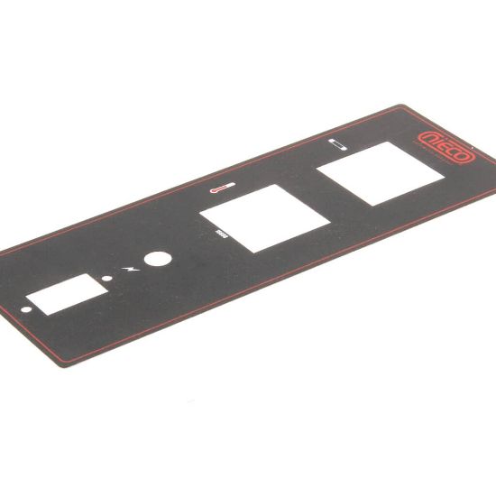 Picture of Nieco Label Front Left Control Box Part# 16608