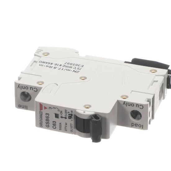 Picture of Nieco Circuit Breaker, 63A, 1P, Din Rail Part# 23238
