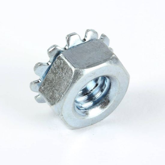Picture of Nieco Nut, Kep, 1/4-20, Zinc Plated Part# 5553