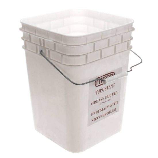 Picture of Nieco Grease Pail Without Lid 4 Gal. W/l Part# 9089-10