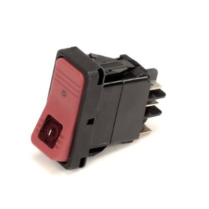 Picture of Pitco Switch Rocker 24Vdc Dpdt Led Red Part# 60172301