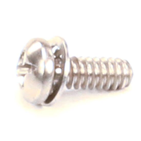 Picture of Pitco Screw 6-32 X 3/8Ph Intlk Wshr Ss Part# 60175401