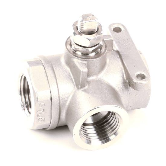 Picture of Pitco Valve,ball Sst 1/2 Npt-3 Way Part# 60207501