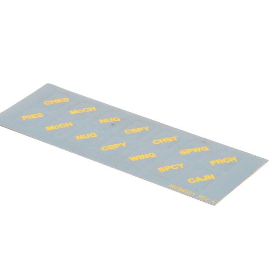Picture of Pitco Lbl Decal Ovrly Cmptr M E Mg14 Part# A6084501