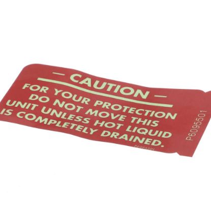 Picture of Pitco Caution Sticker Part# P6095501