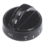 Picture of Perlick Surface Knob .Black Only. Part# 6476