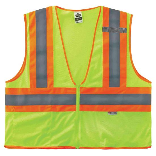 Picture of Ergodyne 8230Z Cls 2 Two-Tone Vest S/M Lime Part# - 21323