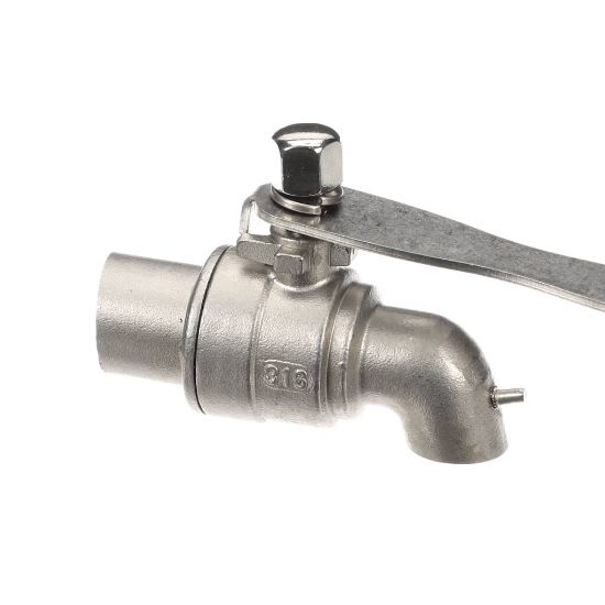 Picture of Rational Ball Bib Cock 1" Machined Part# 60.71.443P