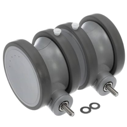 Picture of Rational Caster Set (2Ea) W/o Brake 125Mm Part# 87.01.933S