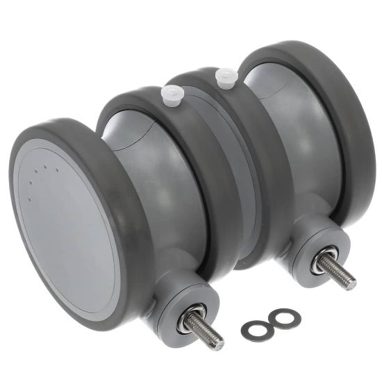 Picture of Rational Caster Set (2Ea) W/o Brake 125Mm Part# 87.01.933S