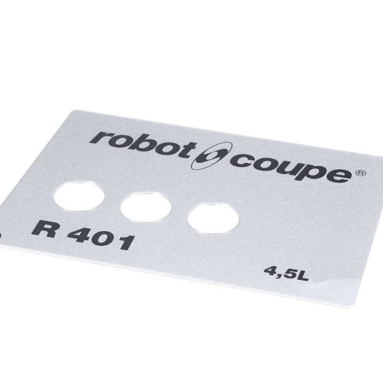 Picture of Robot Coupe Front Plate R401 Series A Part# 39803