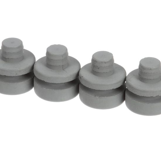 Picture of Robot Coupe Grey Feet Assembly (X4) Part# 39833