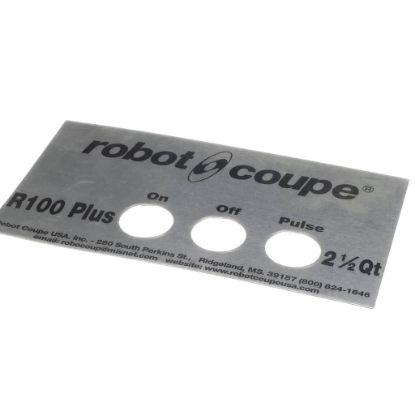 Picture of Robot Coupe Front Plate R100 Plus V2 Part# 407677