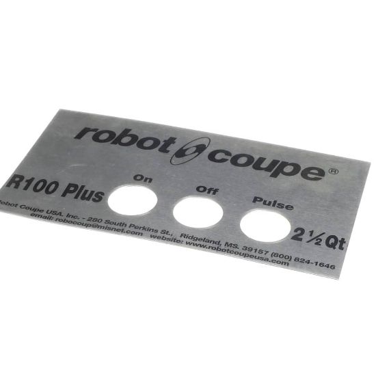 Picture of Robot Coupe Front Plate R100 Plus V2 Part# 407677