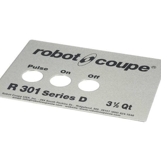 Picture of Robot Coupe R301 Series D Front Plate Part# 408016