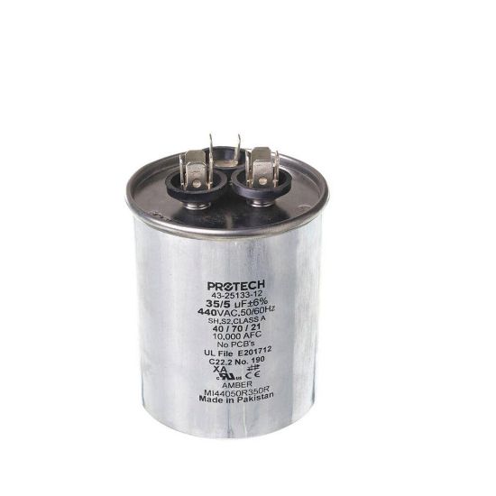 Picture of Rheem Pro 35/5/440 Dual Round Cap Part# 43-25133-12