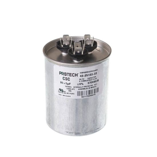 Picture of Rheem Pro 80/5/370 Dual Round Cap Part# 43-25133-33