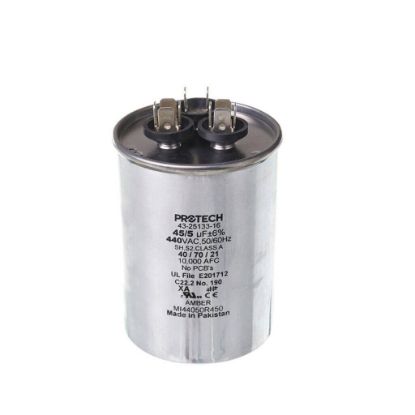 Picture of Rheem Pro 45/5/440 Dual Round Cap Part# 43-25133-16