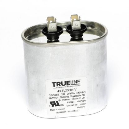 Picture of Rheem Capacitor - 20/440 Single Oval Part# 43-TL20004-V