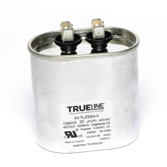 Picture of Rheem Capacitor - 20/440 Single Oval Part# 43-TL20004-V