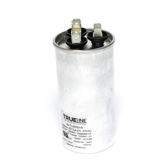 Picture of Rheem Capacitor - 45/3/370 Dual Round Part# 43-TL45033-R