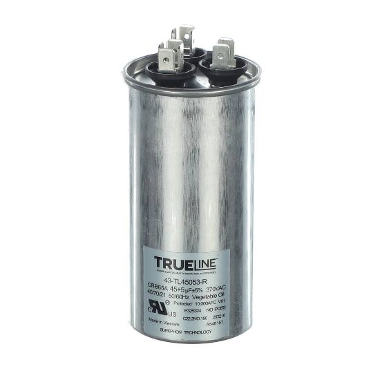 Picture of Rheem Capacitor - 45/5/370 Dual Round Part# 43-TL45053-R