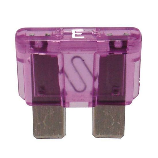 Picture of Rheem Fuse - 3A Blade Type - Automotive (5 Pack) Part# 44-ATC3-5PK