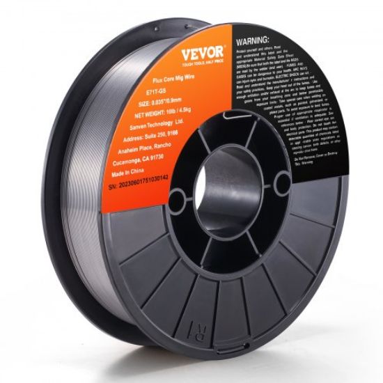 Picture of VEVOR Flux Core MIG Welding Wire E71T-GS 0.03" 10LBS Gasless Mild Steel MIG Wire