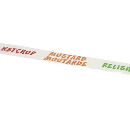 Picture of Server Decal, Ketchup, Mustard, Part# 7871
