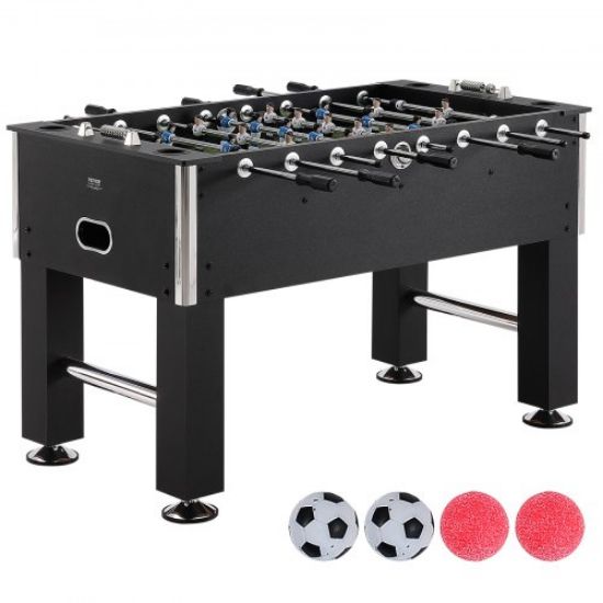 Picture of VEVOR Foosball Table, 55 inch Standard Size Foosball Table, Indoor Full Size Foosball Table for Home, Family, and Game Room, Soccer with Foosball Table Set, Includes 4 Balls and 2 Cup Holders