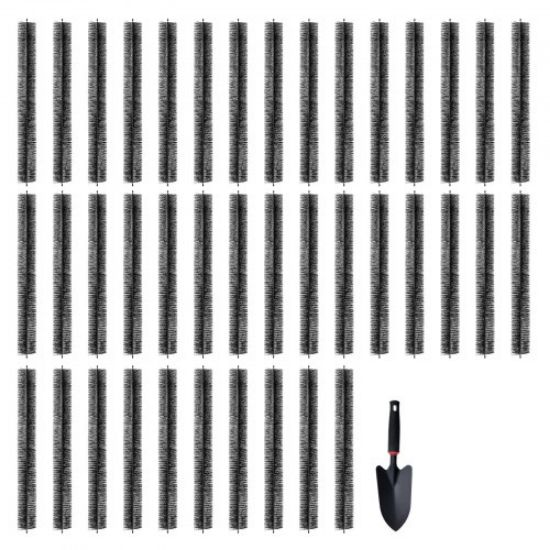 Picture of VEVOR Gutter Brush, 30 Feet Total Length 4.33 inch Diameter Gutter Cleaning Tools, Ground-Level Gutter Brush Leaf Guard for 5 Inch Gutters, Easily Clear roof Leaves and Debris, 10 Pack