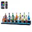 Picture of VEVOR Wall Mounted LED Lighted Liquor Bottle Display Home Bar Shelf  30" 1-Step