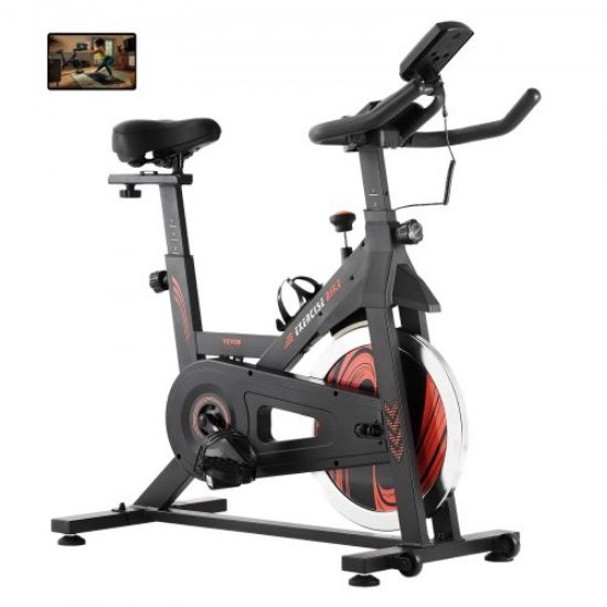 Picture of VEVOR Folding Exercise Bike Fitness Stationary Bike Upright Indoor Cycling Bike