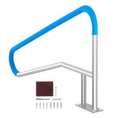 Picture of Pool Handrail 39 x 32 inch Stainless Steel with Base Plate for Spas