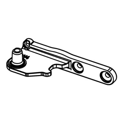 Picture of Samsung Hinge-middle Left;aw2-14,zn,t4.5,spray Part# DA61-08318E