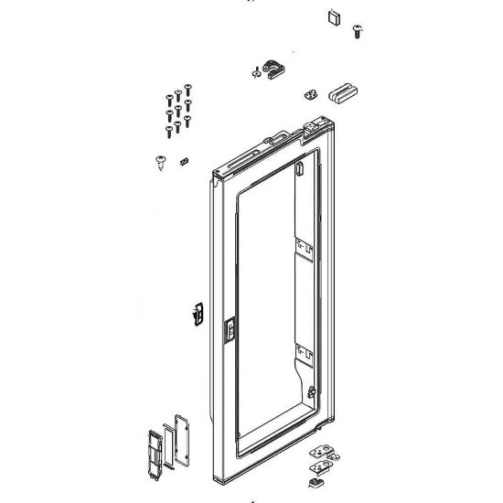 Picture of Samsung Packing Svc Kit Assembly Part# DA82-02227Q