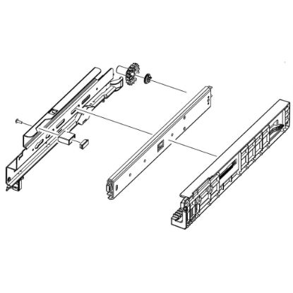 Picture of Samsung Assembly Rail-middle Right Part# DA97-13780C