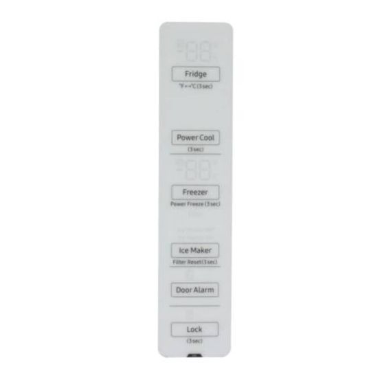 Picture of Samsung Assembly Cover Control Part# DA97-19962Y