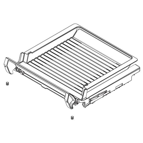 Picture of Samsung Assy Fixer-fre;rs5300tc,cool White Part# DA97-20643A