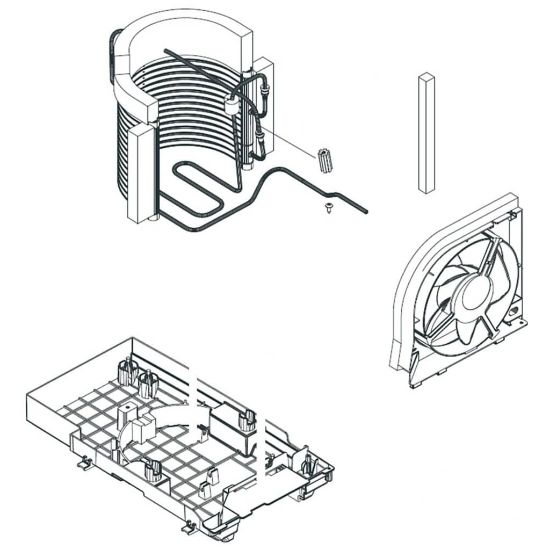 Picture of Samsung Assembly Tray Drain Water;rs5300t, Part# DA97-20718A