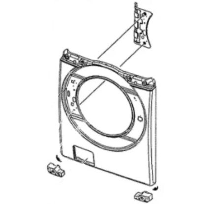 Picture of Samsung Assembly Frame Front;wf6000r,m-doi Part# DC97-21446C