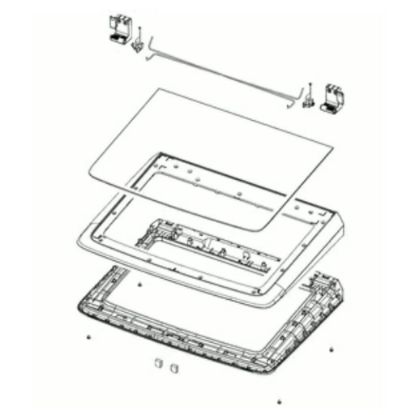 Picture of Samsung Assembly Lid T.c;wa7000r,wa54r7600 Part# DC97-21510F