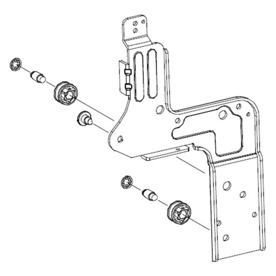 Picture of Samsung Support Link L Assembly Part# DD82-01417A
