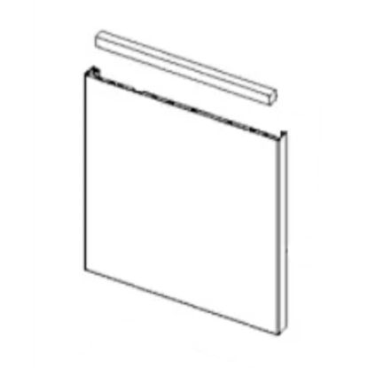 Picture of Samsung Assembly Door-outer;dw9900r,common Part# DD97-00489E