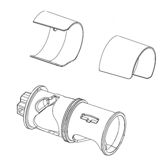 Picture of Samsung Assembly Guide Water-distribution Part# DD97-00516B