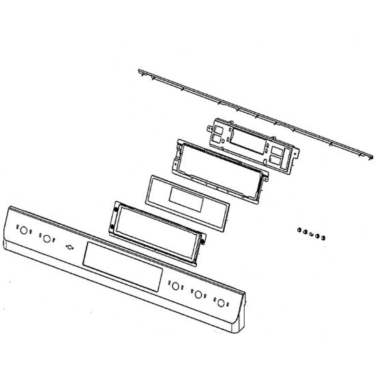 Picture of Samsung Sub Control Assembly Part# DG94-01727A