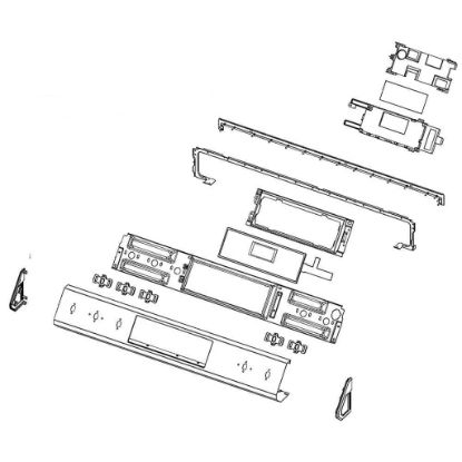 Picture of Samsung Assembly Control Box Module Part# DG94-03580B